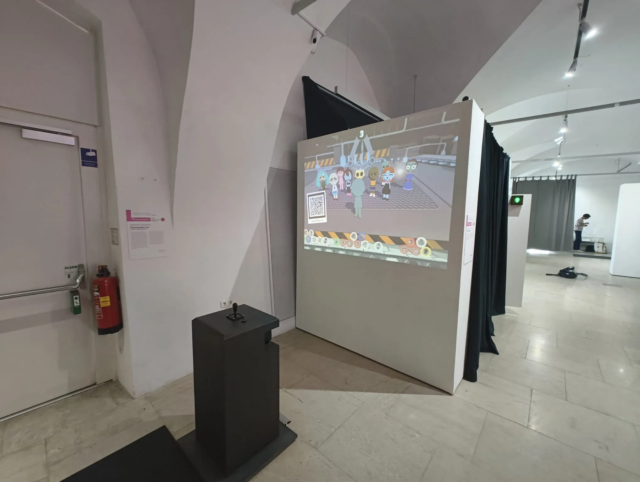 The installation at the Expanded Play Gallery