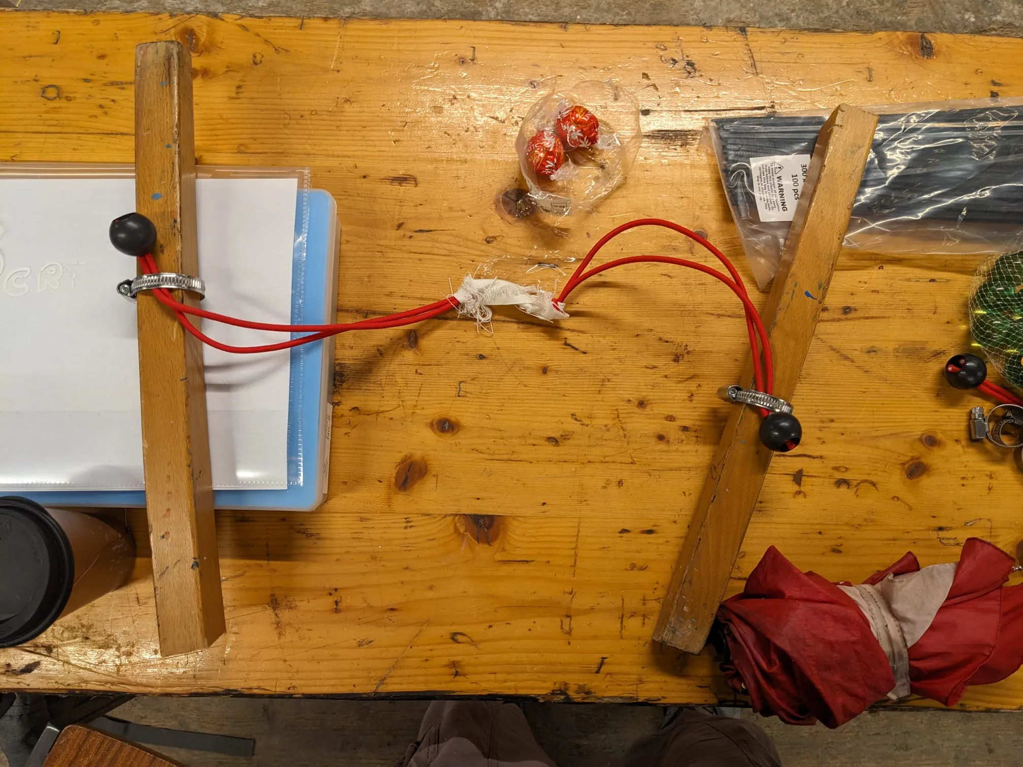 Prototype of the slingshot