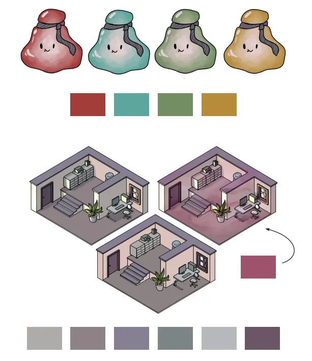 Concept art for Bite me, Boss