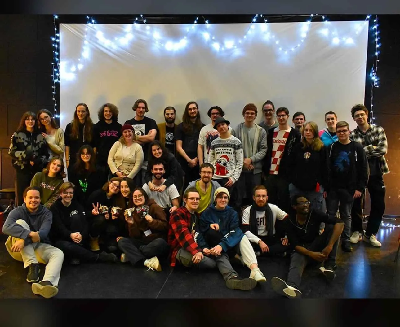 Group photo of the team at the jam