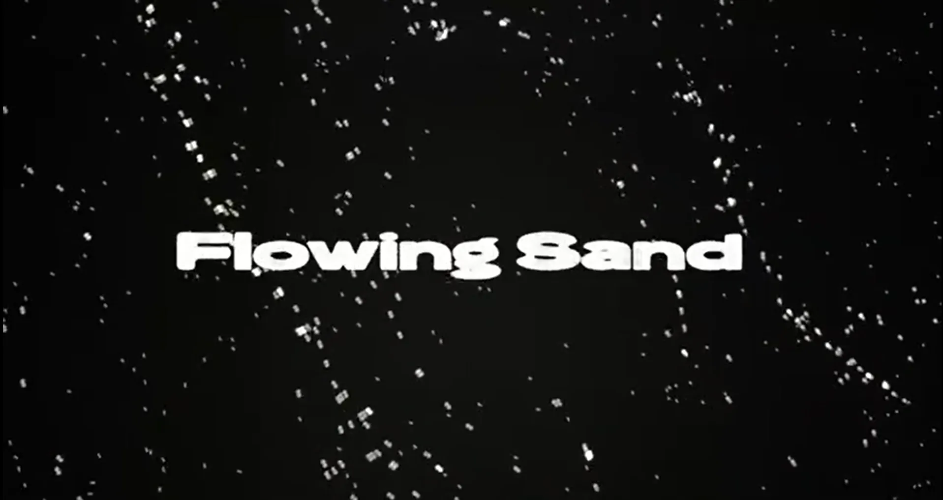 Flowing particles projected in the Deep Space