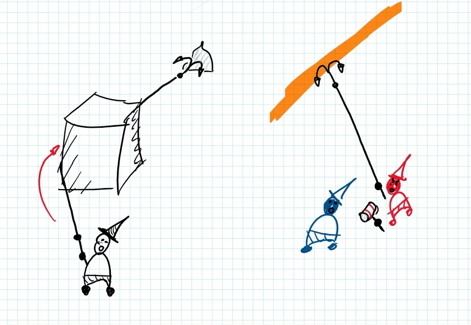 Sketch of a hook mechanic