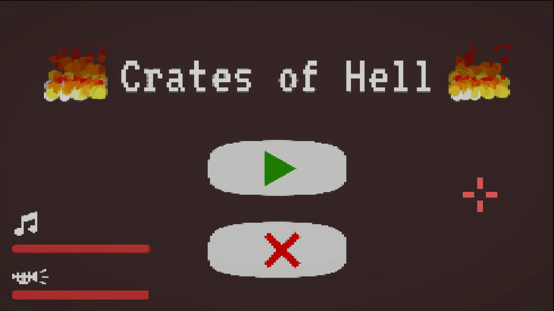 Crates of Hell menu screen