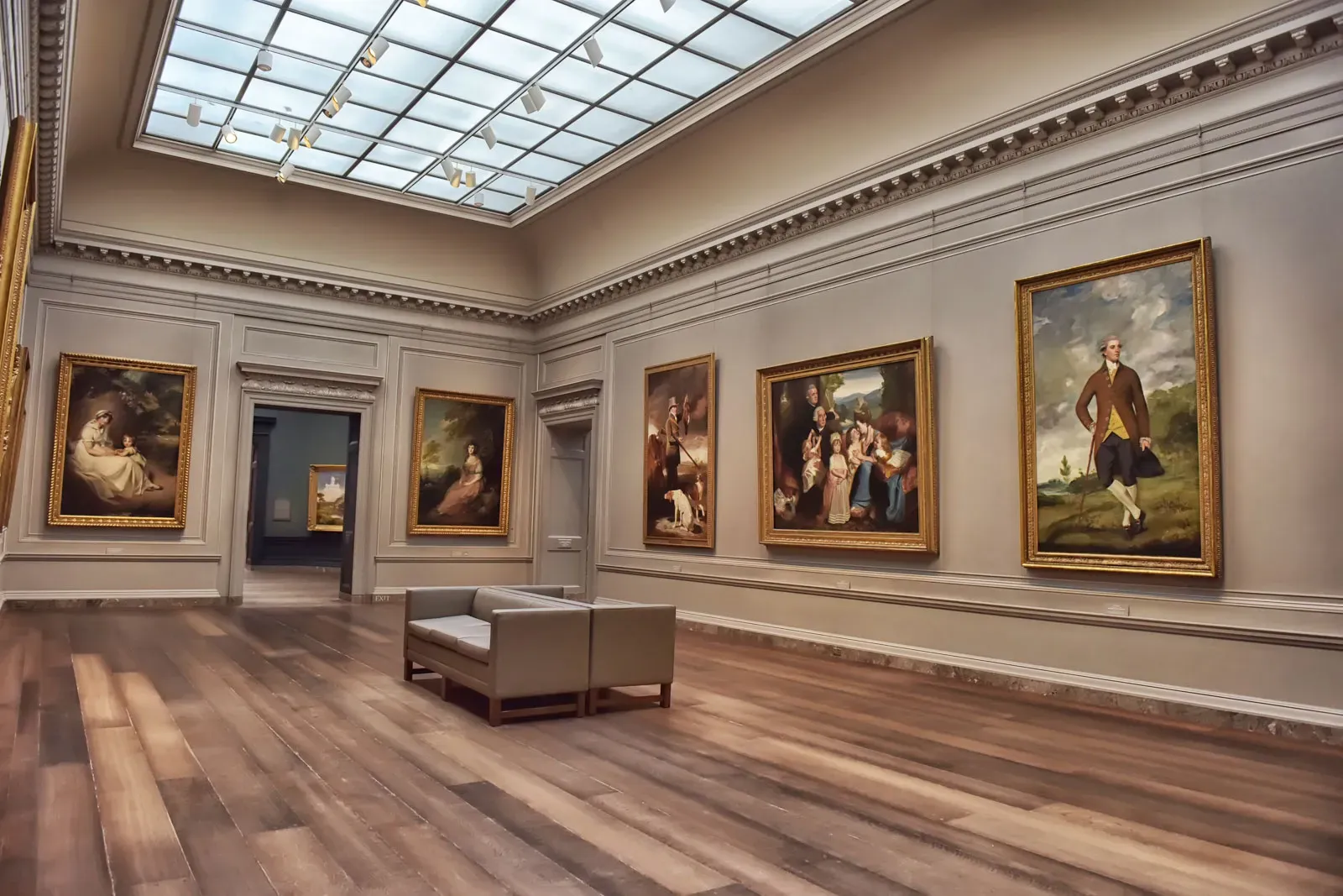 The Artificial Museum AR app showing placed artifacts