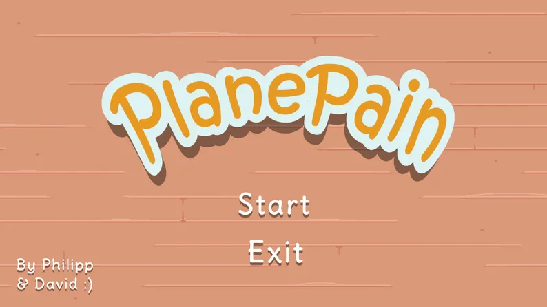 Plane Pain title screen