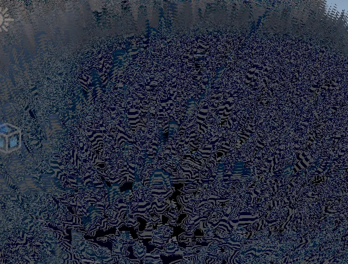 Fur with a strange pattern from experimental blend settings